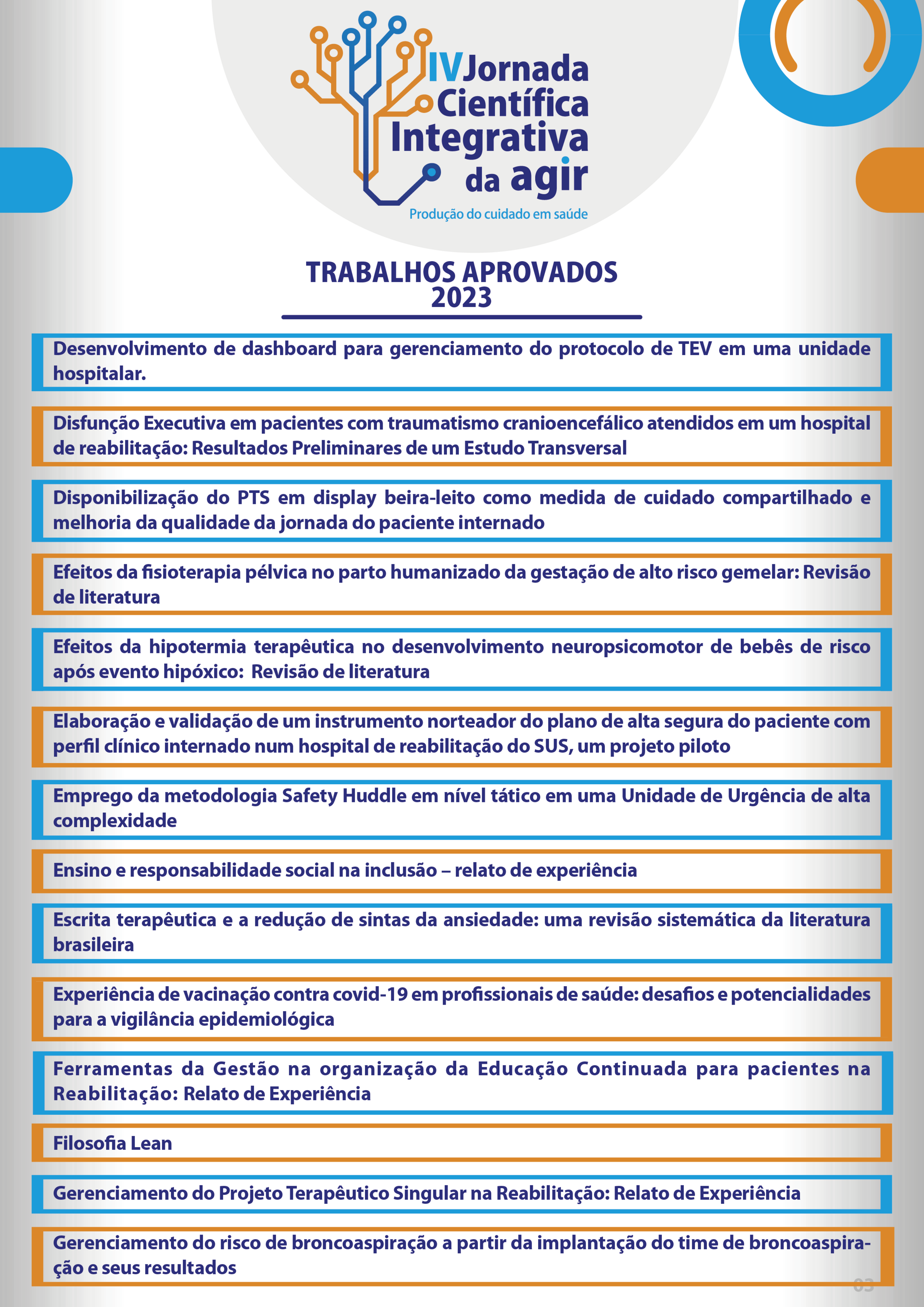 Arte para divulgação dos trabalhos aprovados - IV Jornada Científica Integrativa da AGIR_Prancheta 1 cópia 2.png